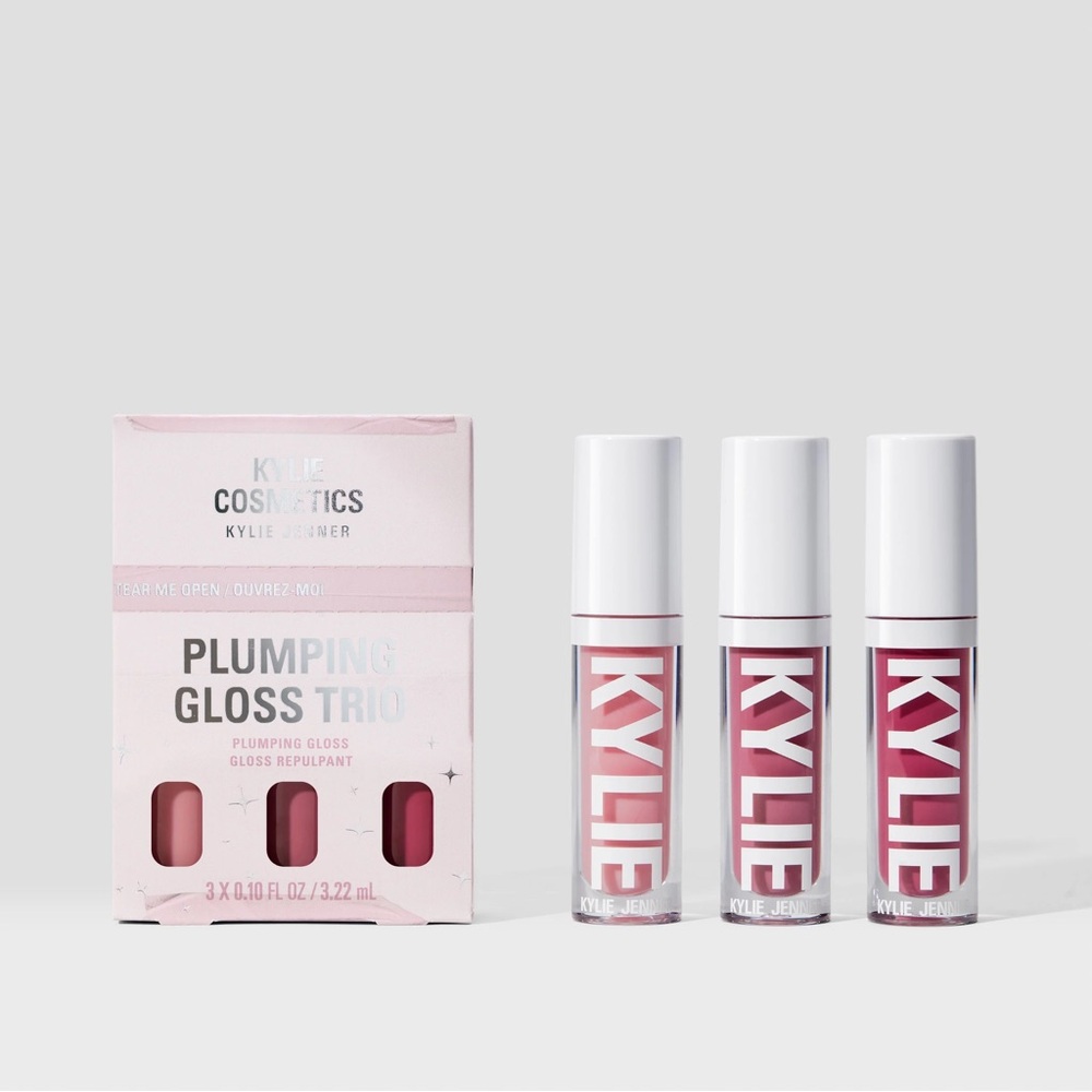 NWT Kylie Cosmetics Plumping Lip Gloss Trio